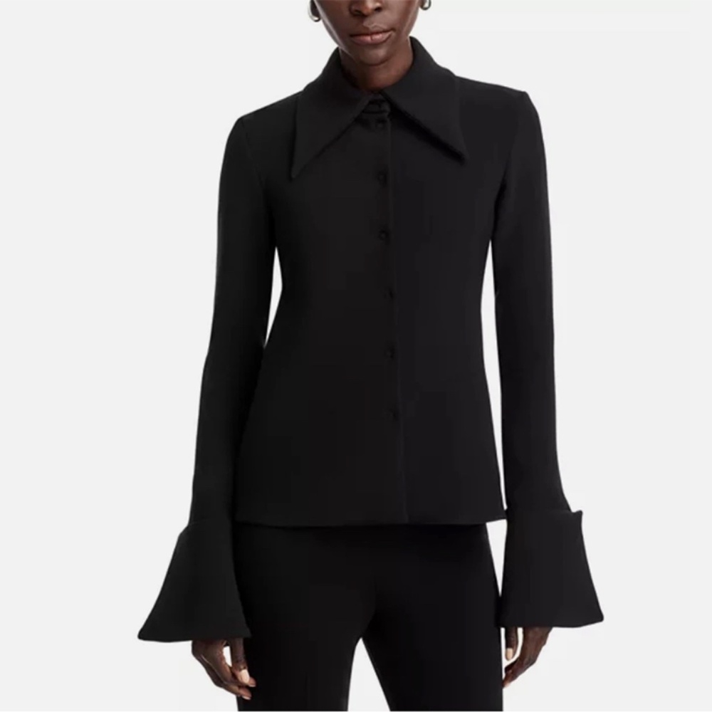 A.W.A.K.E. Mode Structured Shirt Black Size 40